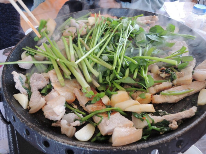 미나리 삼겹살 | 보배드림 유머게시판